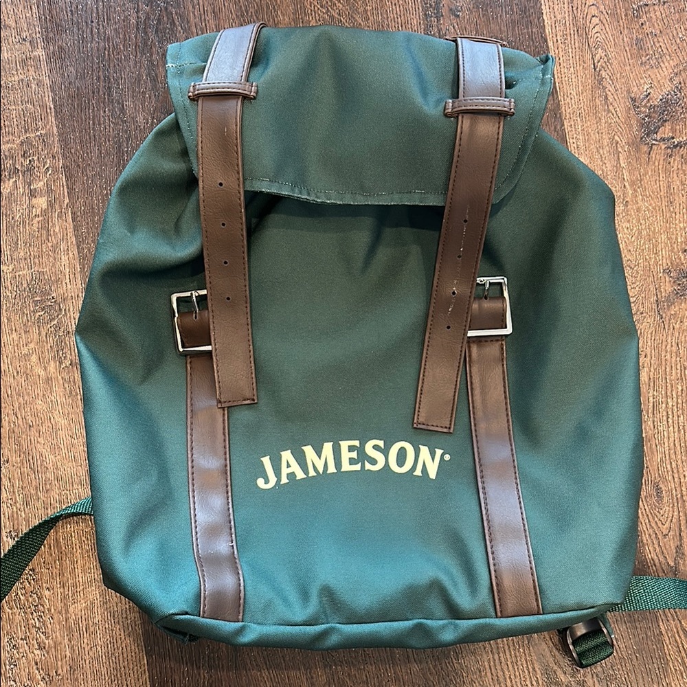 Jameson Green and Brown Men's Backpack
